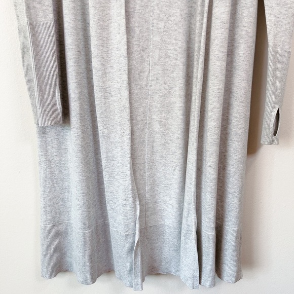 Athleta Light Gray Hooded Cardigan - Picture 9 of 16